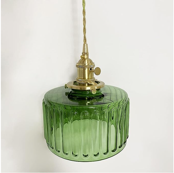 Kryształowa lampa wisząca w stylu vintage