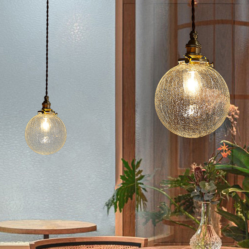 Kryształowa szklana lampa wisząca
