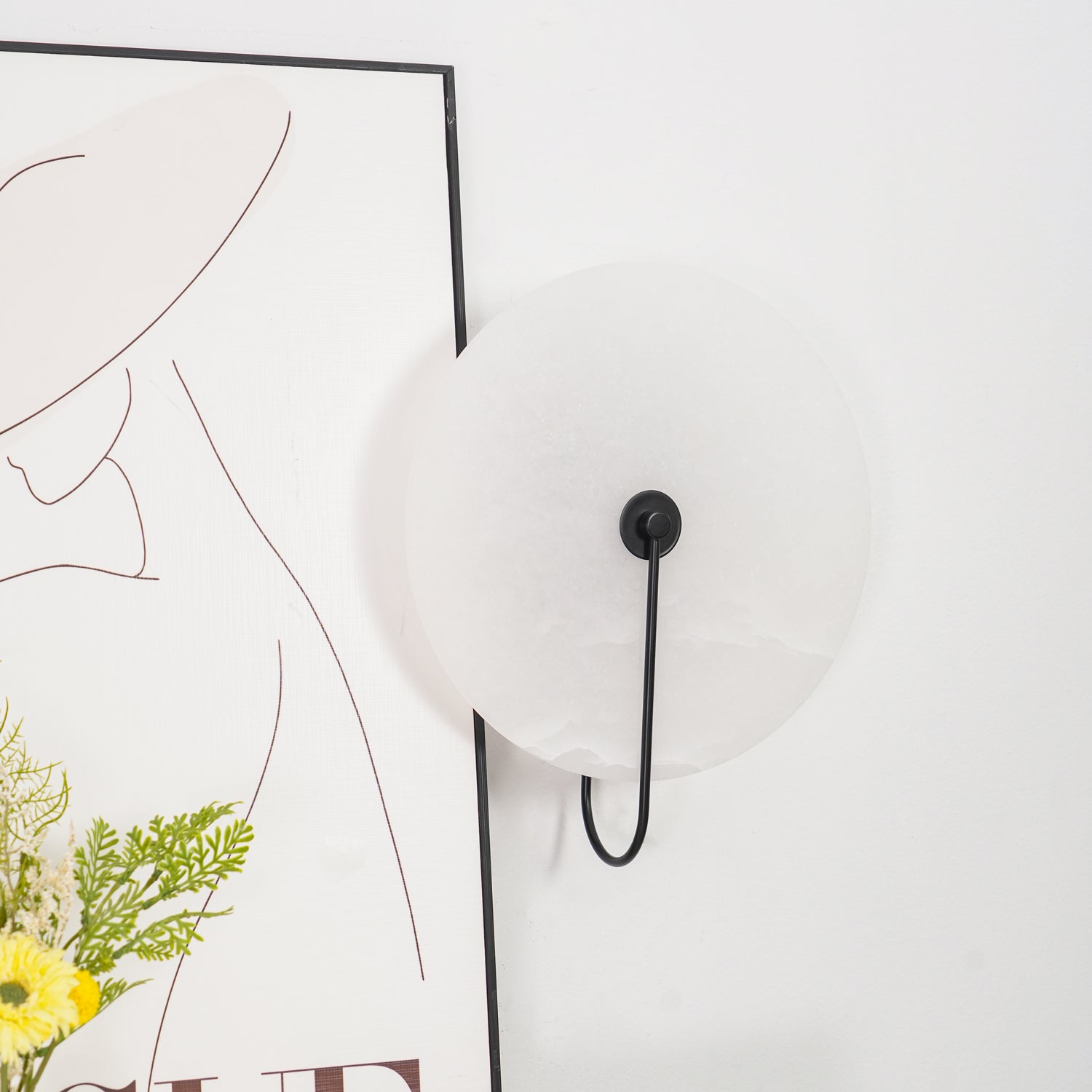 Lampa ścienna LED Alabaster