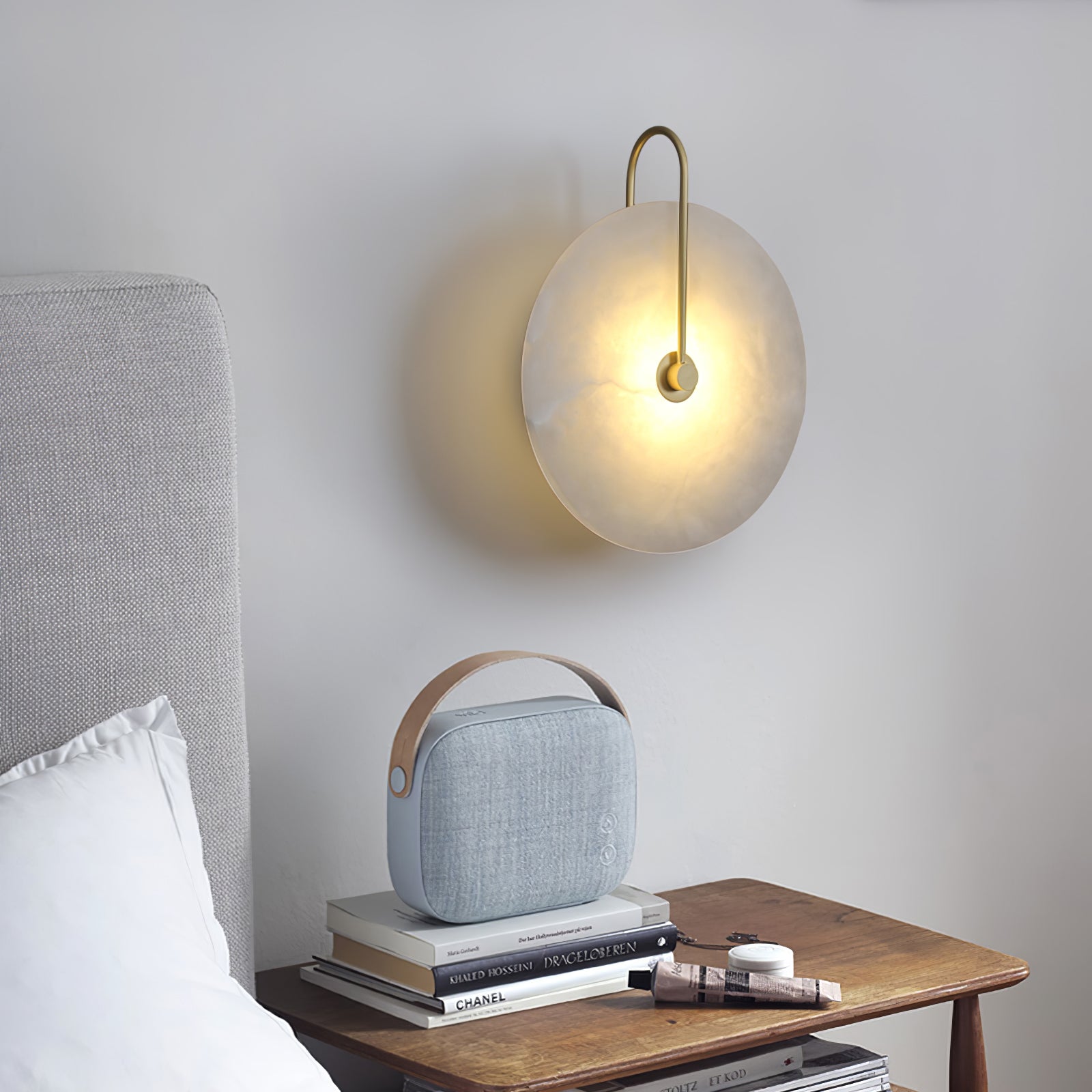 Lampa ścienna LED Alabaster
