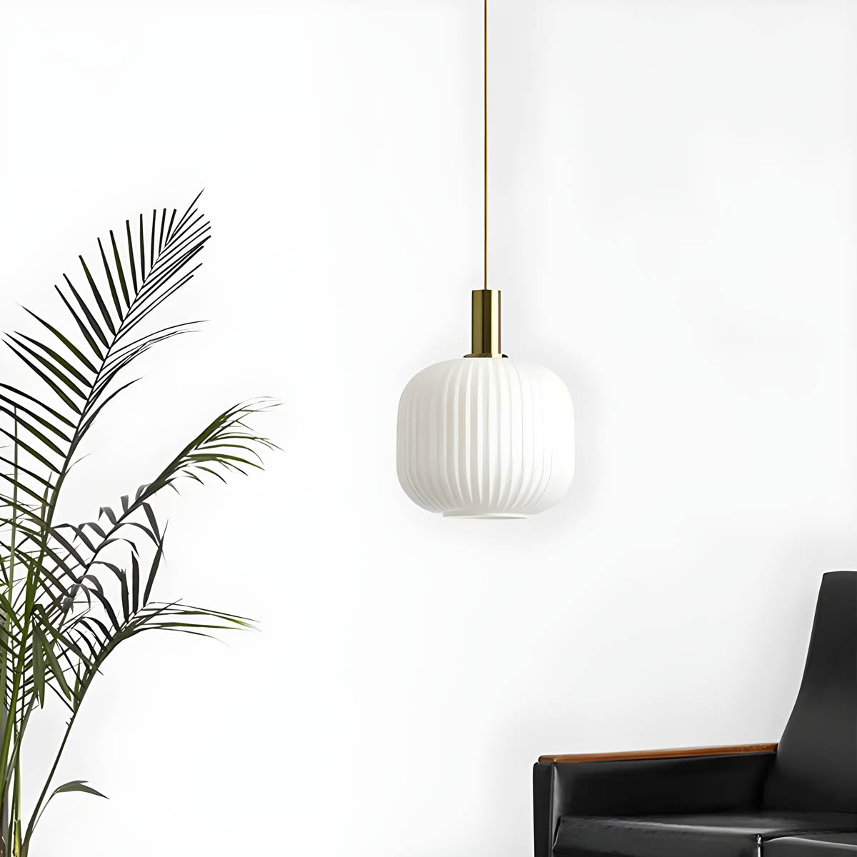 Lampa wisząca Hanos z kolorowego szkła