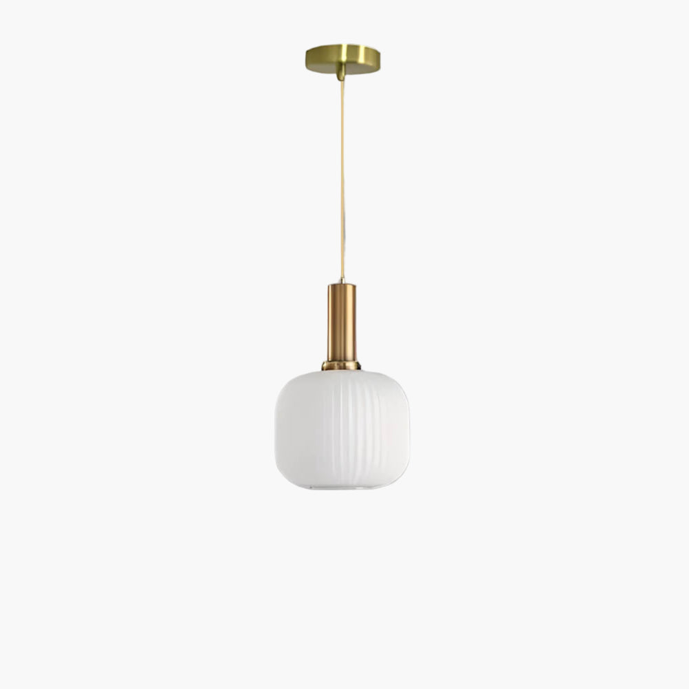 Lampa wisząca Hanos z kolorowego szkła
