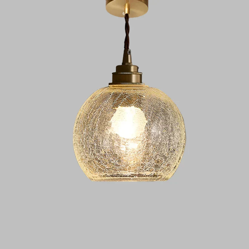 Kryształowa szklana lampa wisząca