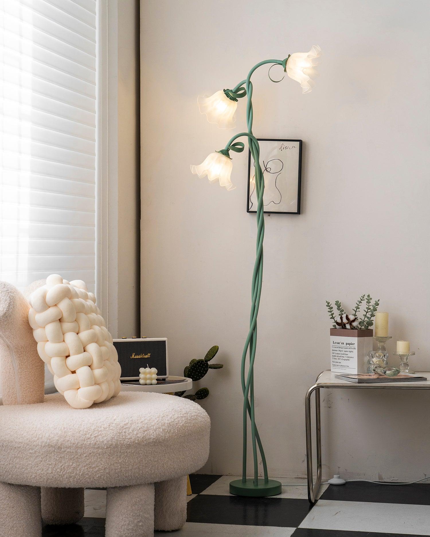 Lampa podłogowa Kwiaty Calla