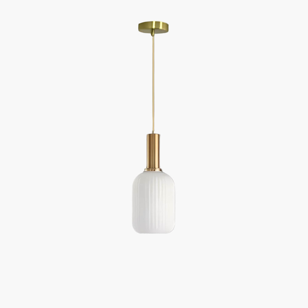 Lampa wisząca Hanos z kolorowego szkła