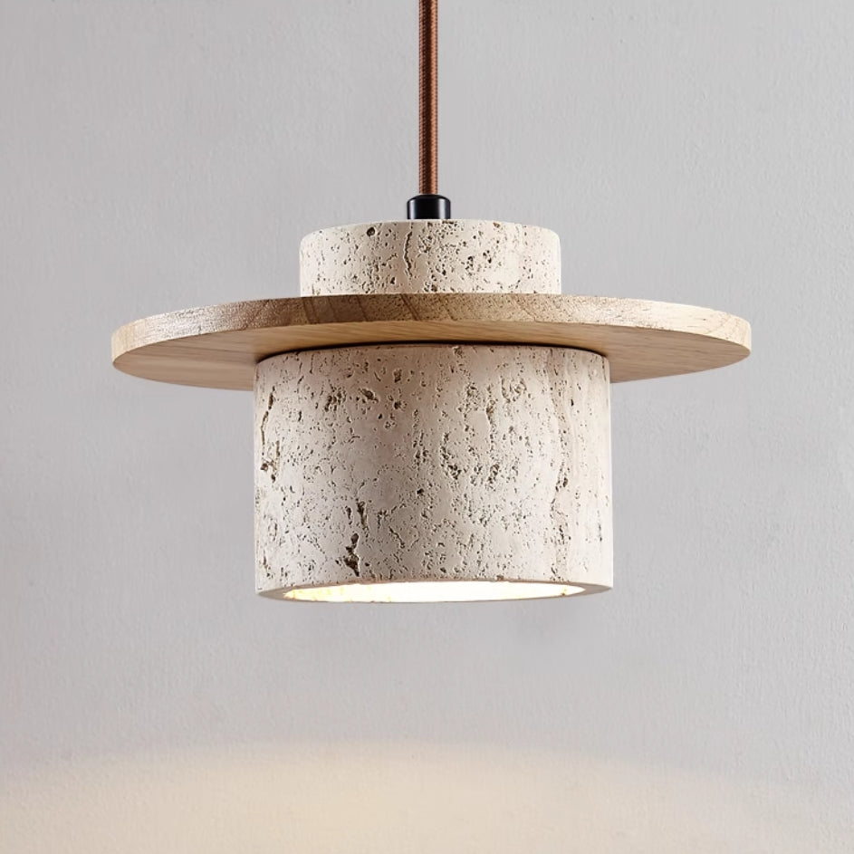 Lampa wisząca trawertyn