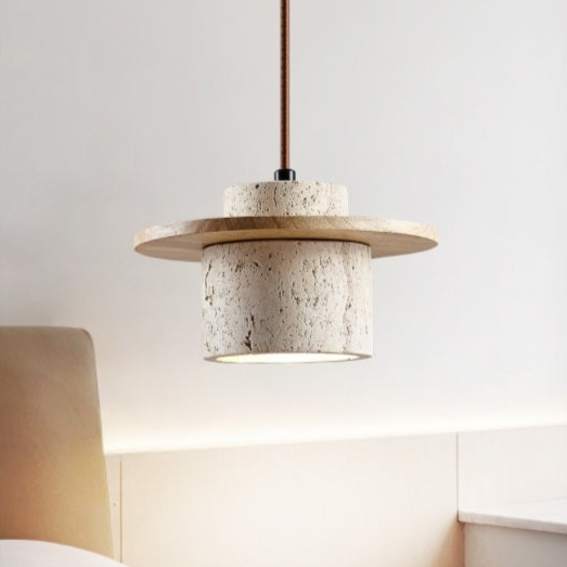 Lampa wisząca trawertyn