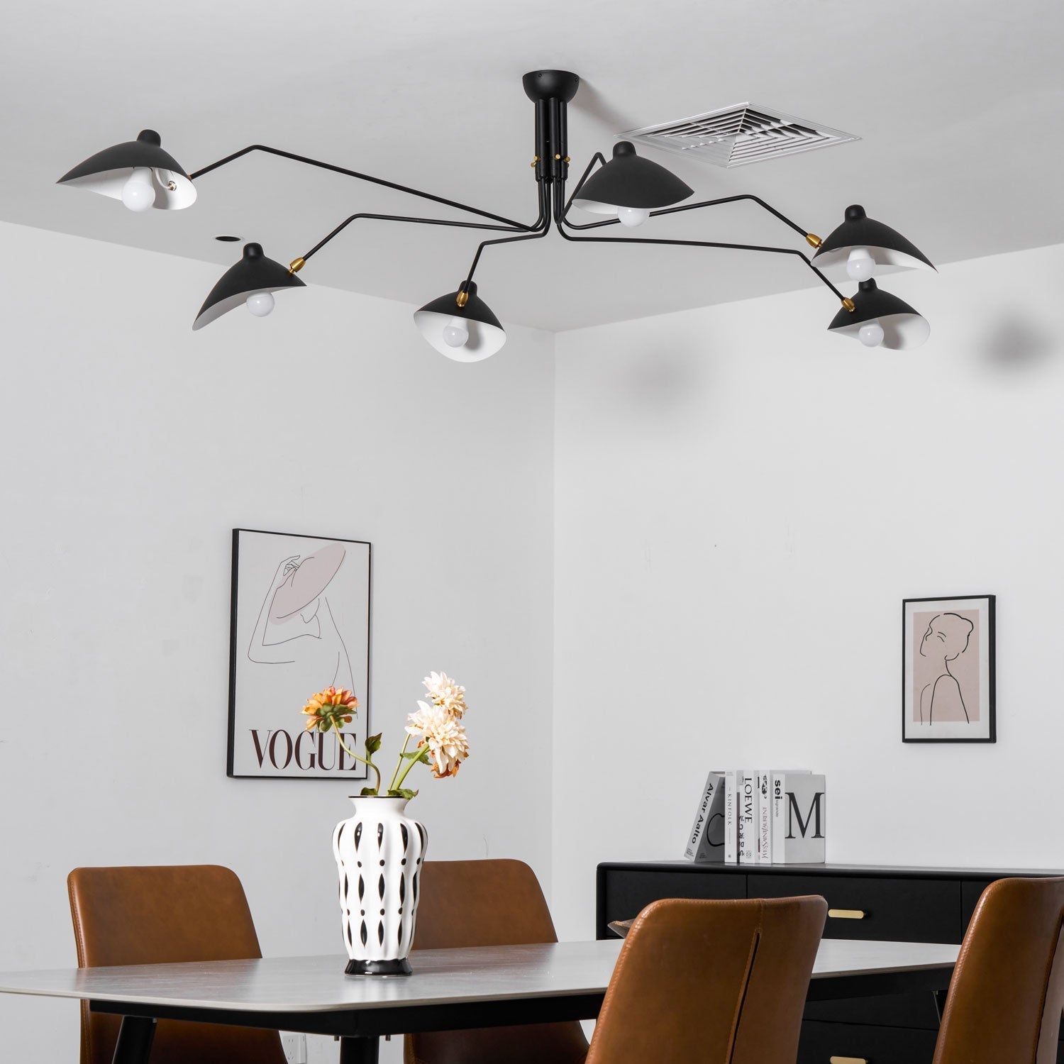 Lampa sufitowa Serge Mouille