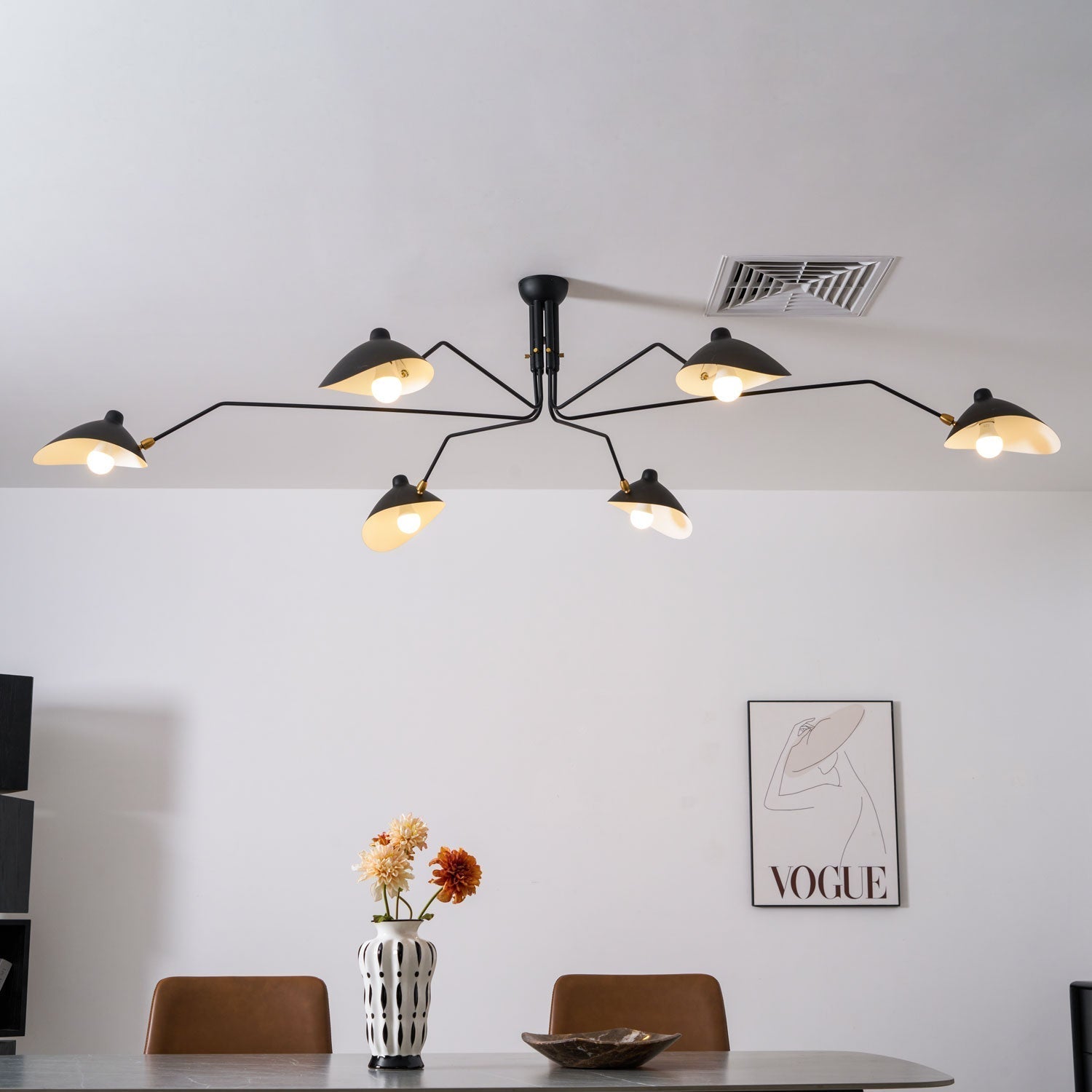 Lampa sufitowa Serge Mouille