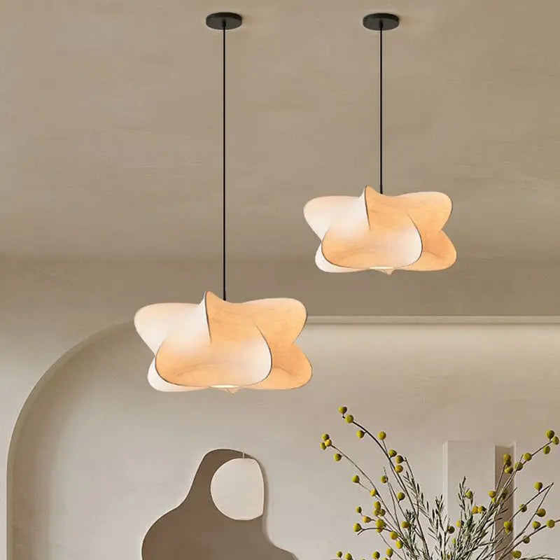 Japońska lampa wisząca Wabi Sabi Silk