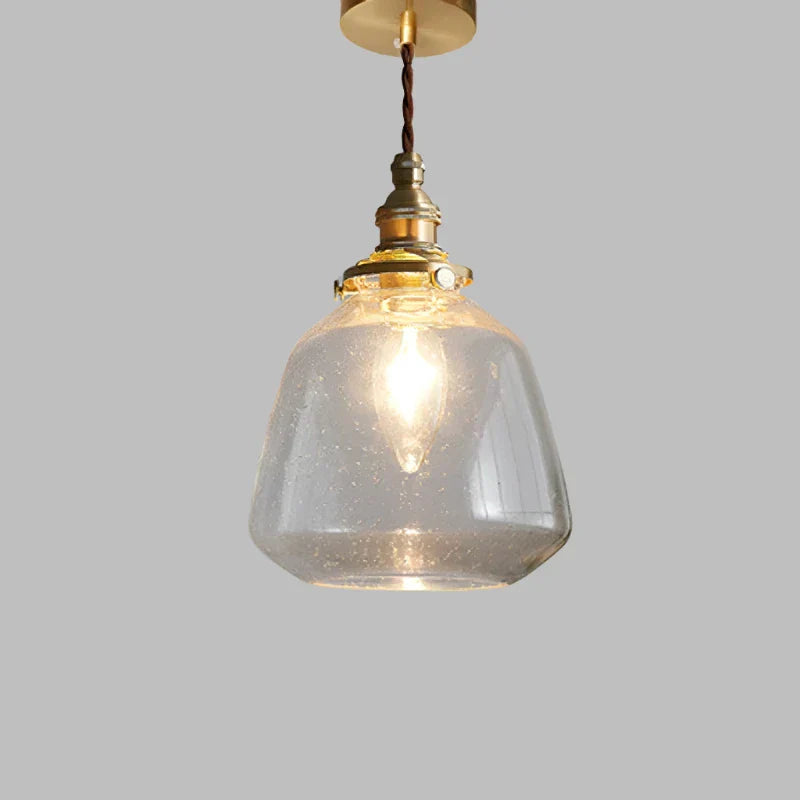 Kryształowa szklana lampa wisząca