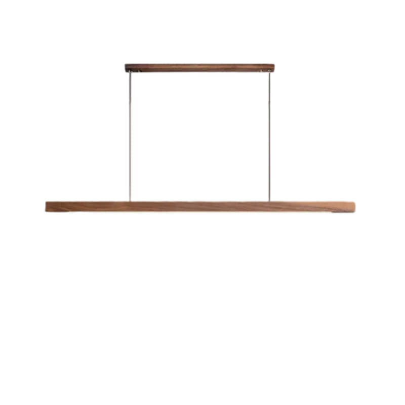 Lampa wisząca z drewna