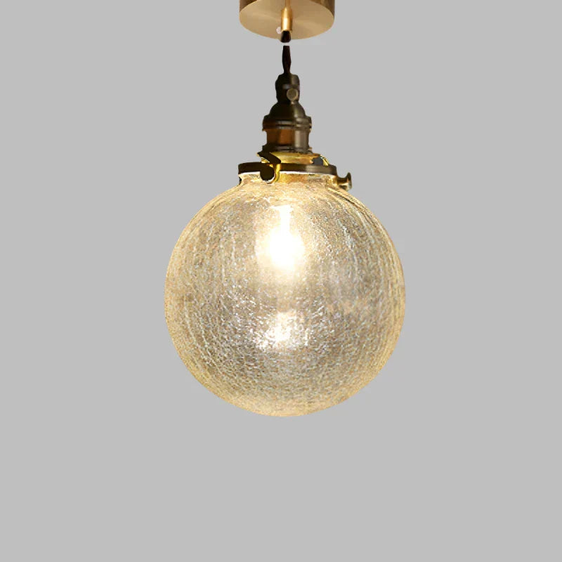 Kryształowa szklana lampa wisząca