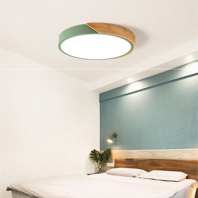 Lampa sufitowa Nordic Wooden Macaroon
