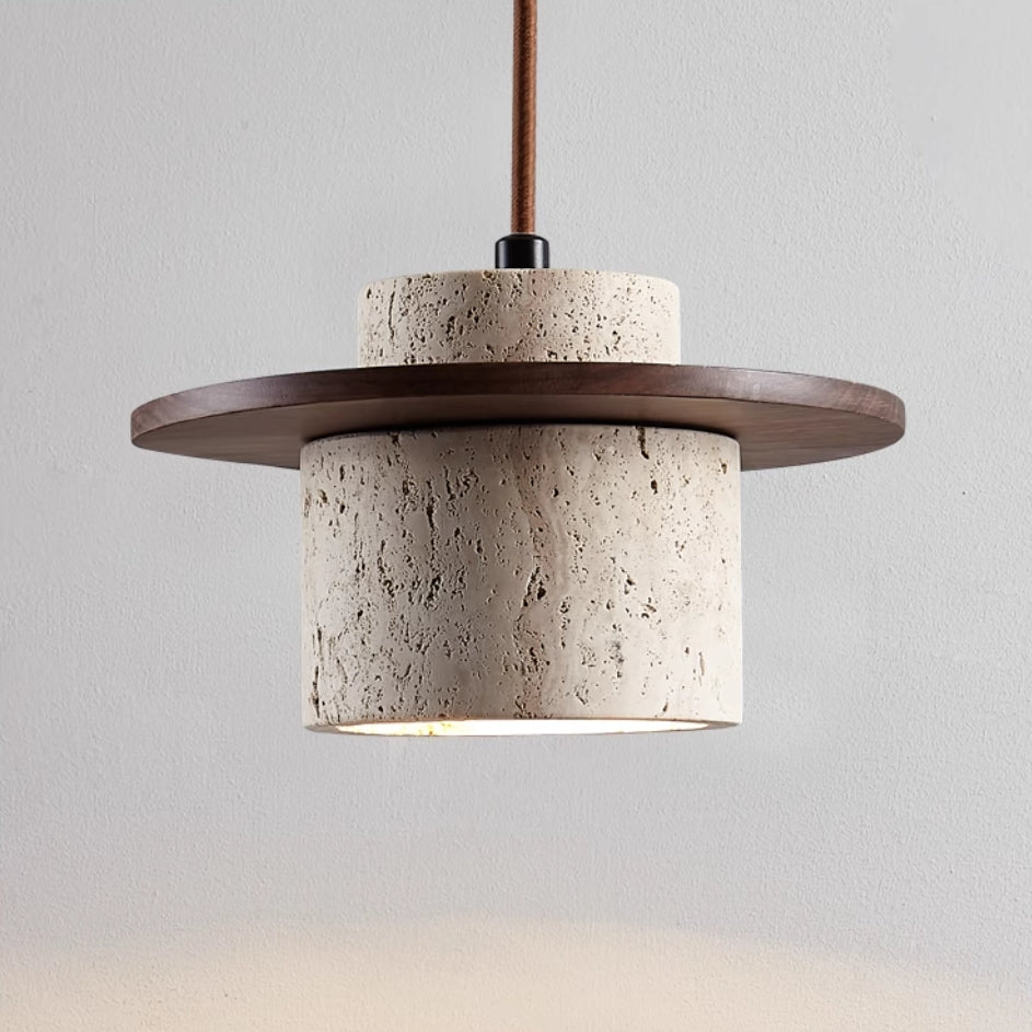 Lampa wisząca trawertyn